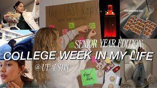 COLLEGE WEEK IN MY LIFE: the last first day of school ever  @ the university of texas!!
