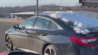 Is it legal to drive with snow on your car in Missouri, Kansas?