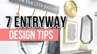 7 Small Entryway STORAGE & DECORATING Ideas | that just make sense...