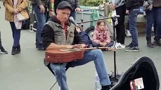 Street Guitarist absolutely BLOWS the crowds mind.