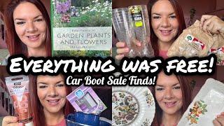 Car Boot Sale Haul | Everything Was Free! Car Boot Finds | Free Stuff! Kate McCabe