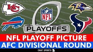 NFL Playoff Picture: Schedule, Bracket, Matchups, Dates/Times For 2024 Divisional Round | AFC