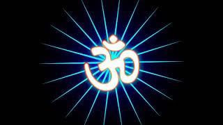 ॐ OM HD Free Motion Graphics animation footage | Om in Blue color