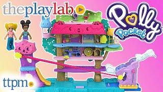 Polly Pocket Pollyville Pet Adventure Treehouse from Mattel | Play Lab