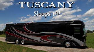 2023 Tuscany 45BX: This Rolling Resort Sleeps 10!