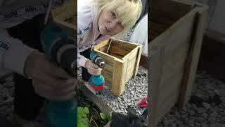 КРАСОТА из СТАРЫХ ДОСОК #garden #diy #дача #декор #идеи #лето #природа #gardening #shorts