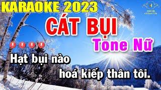 Cát Bụi Karaoke Tone Nữ Nhạc Sống | Beat Mới Dễ Hát Âm Thanh Chuẩn | Trọng Hiếu