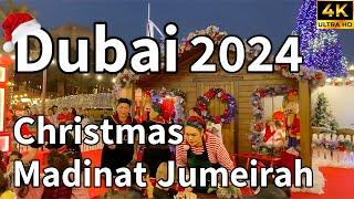 Dubai Madinat Jumeirah  The Most Popular Christmas Market In Dubai! [ 4K ] Walking Tour