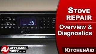 KitchenAid KERS505XBL Stove - Overview and Diagnostic Mode