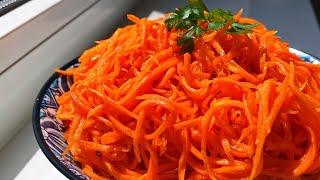 I can eat a whole plate without even blinking! KOREAN STYLE MARINATED CARROT! Simply tasty healthy
