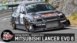 740hp+ Mitsubishi Evo 8 - Stefan Promok || Hill Climb Skradin 2024 