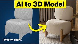 New AI Generates 3D Models in SECONDS! (Step-by-step Tutorial)