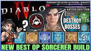 Diablo 4 - New Best BILLION DPS Sorcerer Build Found - New Frozen Orb Secret = OP - Easy Pit Guide!
