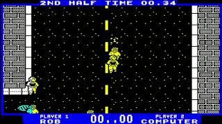 zx spectrum soccer game Street Gang Football - scoring a goal