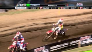 Unadilla 250 Moto 2: RJ Hampshire Crash