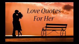 Love Quotes For Her