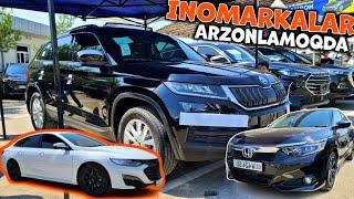 INOMARKALAR KUN SAYIN NARXI TUSHMOQDA, 10-15 MINGGA VARIANTGA HAM BERVORILYAPTI! SKODA SANTAFE