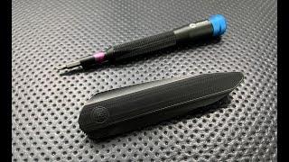 How to disassemble and maintain the WE Knives Black Void Opus Pocketknife