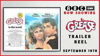 GREASE (September 1978 ABC Cinema Trailer Reel) -- Home Cinema