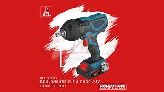 BOULONNEUSE ET CLÉ A CHOC 1/2" A BATTERIE 20V HonestPro