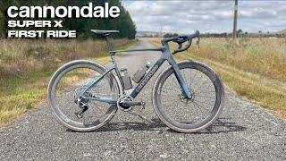 First Ride On CANNONDALE SUPER X (Gravel Bike)