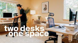 I Built My Parents Their DREAM Desk Setup | Home Office For Two