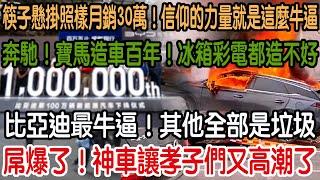 屌爆了！神車讓孝子們又高潮了！比亞迪最牛逼！其他全部是垃圾！奔馳！寶馬造車百年！冰箱彩電都造不好！拿什麼和比亞迪比！筷子懸掛照樣月銷30萬！信仰的力量就是這麼牛逼！