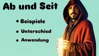 Deutsche Grammatik ab und seit I Beispiele #seit #ab #deutsch