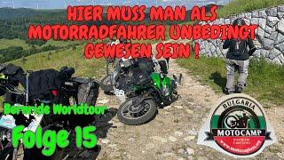 Zwei Absolute Motorrad Highlights :Das Sozialistische "UFO" Bulgariens - ein Campingplatz für Biker