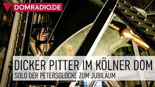 Dicker Pitter im Kölner Dom – Solo der Petersglocke zum Jubiläum