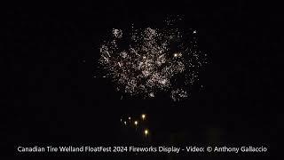 Canadian Tire Welland FloatFest 2024 Fireworks Display