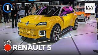 Renault R5 Concept | Il RITORNO del MITO: ecco com'è VISTA dal VIVO. Arriva nel 2023