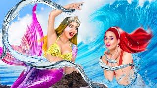 ¡La nueva chica en la Escuela es una Sirena! - Me convertí en una sirena | Magia divertida de FUN2U