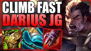 ESCAPE LOW ELO QUICKLY BY ABUSING THE HIDDEN POWER OF DARIUS JUNGLE! - League of Legends Guide