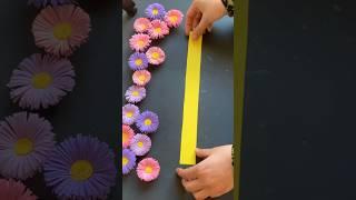 How To Make Easy and Beautiful Paper Flower #viral #diy  #craft #kidscraftwork #paperflower #shorts