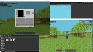 Testing multiplayer in my Unity Minecraft clone