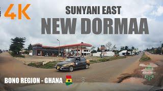 New Dormaa Drive Tour in the Sunyani East Bono Region of Ghana 4K