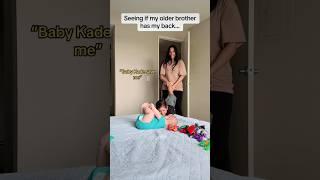 Baby Kade save me  #shorts #family #funny