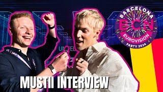 FROM A SHY BOY TO THE BIGGEST STAGE IN THE WORLD | MUSTII INTERVIEW | BELGIUM EUROVISION 2024