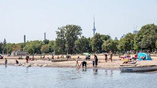 Woodbine Beach is Toronto's largest beach along Lake Ontario