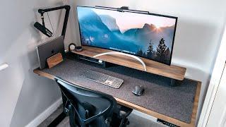 Small & Productive Desk Setup Tour (2022)