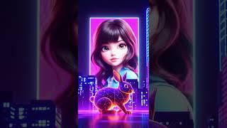 A digital rabbit