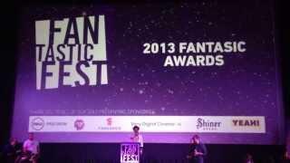 Acceptance speech -and chugged beer- of director Isaac Ezban / FANTASTIC FEST