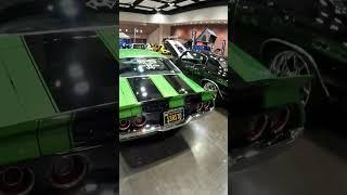 SPLIT BUMPER CAMARO IN BRIGHT GREEN AT WEEKEND OF WHEELS SANTA CLARA CA 2023