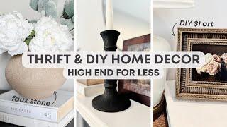 DIY Thrift Store Finds | Aesthetic Home Decor Thrift Flips | High End for Less