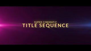 FREE Cinematic Trailer Title Template - After Effects