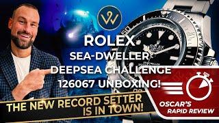OSCAR'S RAPID REVIEW! Rolex Deepsea Challenge 126067 unboxing - Full length episode on my channel!