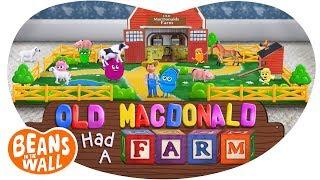 Old MacDonald Had a Farm | Kids Songs | Beans in the Wall