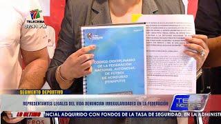 Representantes legales del CDS Vida denuncian irregularidades en la Federación de Honduras.