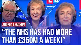 Andrea Leadsom is ‘hugely, hugely delighted’ with Brexit | LBC